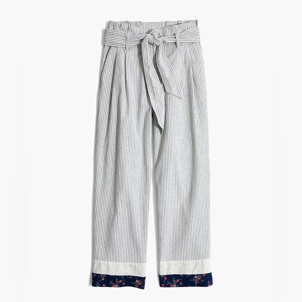 Madewell x The New Denim Project® Patchwork Paperbag Pants